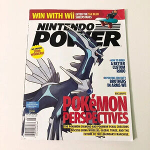 Nintendo Power Magazine Issue 215  May 2007 Pokemon Dialga Cover No Poster